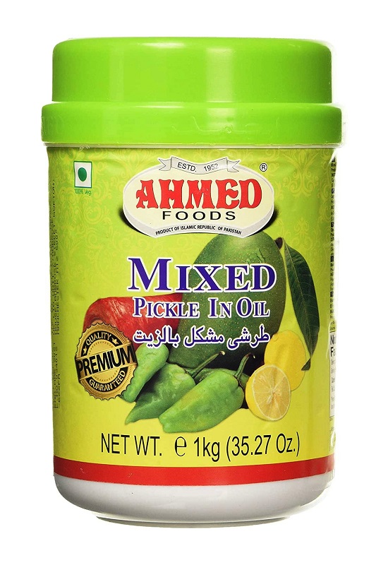 Mixed Pickle con Mango, Lime, Chilli e spezie - Ahmed 1kg.
